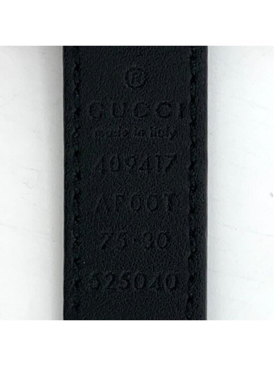 Gucci Marmont black leather belt main image 7